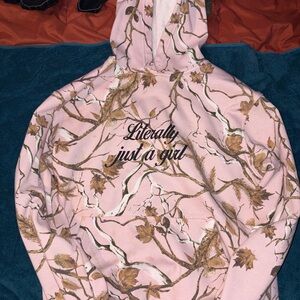 Pink Camouflage Hoodie
